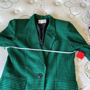 Houndstooth blazer